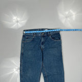 Key Carpenter Jeans - 32W 32L Blue Cotton