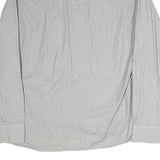 LEVI'S Mens Grey & White Cotton Blend Casual Shirt 2XL Long Sleeve Button