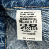 Dickies Denim Shorts - 34W 11L Blue Cotton