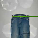 Dickies Double Knee Carpenter Jeans - 34W 31L Blue Cotton