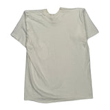 Pocket Polo Single Stitch T-Shirt - Large White Cotton