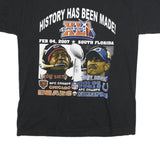 Mens Black Graphic T-Shirt L Short Sleeve Crew Neck History Has Been Made