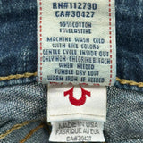 True Religion Skinny Jeans - 30W UK 8 Blue Cotton