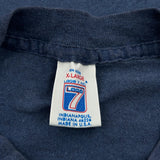 Minnesota Twins Logo 7 Single Stitch T-Shirt - XL Blue Cotton