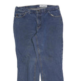CARHARTT Mens Regular Fit Blue Denim Jeans W38 L32 Classic Cotton Blend Zip