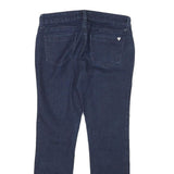 GUESS Womens Slim Blue Denim Skinny Cotton Blend Jeans W28 L25 Zipped Pockets