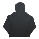 LEVI'S Womens Black Cotton Hoodie M Graphic Print Casual Pullover Sweatshirt