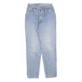 LEVI'S Womens Slim Light Blue Denim Jeans W24 L30 Classic Fit Button