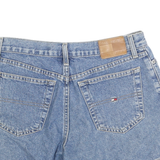 TOMMY HILFIGER Womens Shorts Blue Denim Casual S W28 Summer Everyday