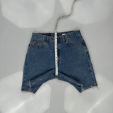 560 Levis Denim Shorts - 30W UK 12 Blue Cotton