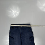 Carhartt Cargo Trousers - 32W 32L Blue Cotton Blend