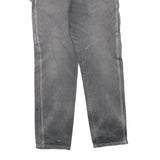 DICKIES Mens Grey Cotton Blend Regular Fit Straight Leg Trousers W32 L30