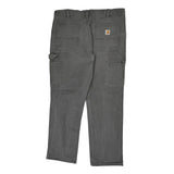 Carhartt Carpenter Trousers - 38W 32L Grey Cotton