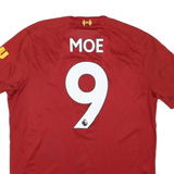 NEW BALANCE Mens Red Liverpool Football T-Shirt M Short Sleeve Round Neck