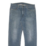 LEVI'S 505 Mens Jeans Blue Regular Straight Denim Medium W38 L32 Classic Fit