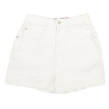 NO EXCUSES Womens White Casual Cotton Shorts XXS W24 Comfortable Fit Summer