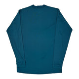 Capilene Patagonia Long Sleeve T-Shirt - Medium Blue Polyester