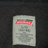 Dickies Hoodie - Large Black Cotton Blend