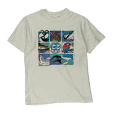 National Aquarium In Baltimore Hanes Single Stitch T-Shirt - Large White Cotton