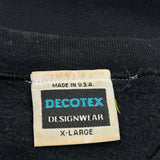 University Of Wisconsin Decotex Graphic Sweatshirt - XL Black Cotton Blend
