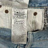 501 Levis Jeans - 36W 30L Light Wash Cotton