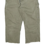 CARHARTT Mens Relaxed Green Cotton Blend Denim W30 L21 Workwear Carpenter Jeans