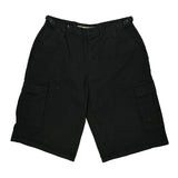 Unbranded Cargo Shorts - 34W 11L Black Cotton
