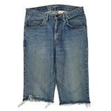 Levis Denim Shorts - 32W 11L Blue Cotton