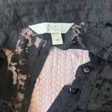 Ovs Blouse - Medium Black Cotton