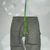 Unbranded Carpenter Pants - 34W 31L Gray Cotton