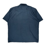 Dickies Short Sleeve Shirt - XL Blue Polyester Blend