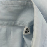 Armani Short Sleeve Shirt - Medium Blue Cotton