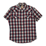 Levis Checked Short Sleeve Shirt - Large Multicoloured Cotton