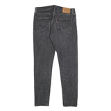LEVI'S 512 BIG E Mens Jeans Black Slim Skinny Denim Medium W33 L32