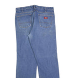 DICKIES Mens Relaxed Blue Denim Jeans W38 L34 Zip Casual Workwear