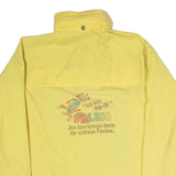 SOLECO Mens Yellow Jacket L Polyester Blend Plain Zip Lightweight Casual