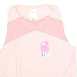 DOMYOS Womens Pink & Light Pink Sporty Sleeveless Round Neck T-Shirt M