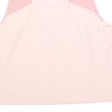 DOMYOS Womens Pink & Light Pink Sporty Sleeveless Round Neck T-Shirt M