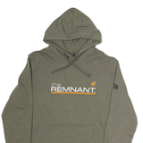 THE NORTH FACE Mens Green Pullover Hoodie M Cotton Casual The Remnant Print