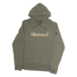 THE NORTH FACE Mens Green Pullover Hoodie M Cotton Casual The Remnant Print