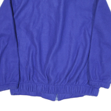 HABAND Womens Blue Fleece Jacket L Polyester Blend Zip Closure Elastic Hem