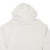 PUMA Womens White Forever Hoodie M Cotton Blend Casual Pullover Sweatshirt