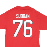 NIKE Mens Red Canada Graphic T-Shirt L Short Sleeve Crew Neck Sportswear