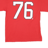 NIKE Mens Red Canada Graphic T-Shirt L Short Sleeve Crew Neck Sportswear