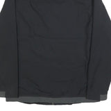 NIKE Mens Black Orange Sports Swoosh Zip Jacket M Polyester Blend Plain