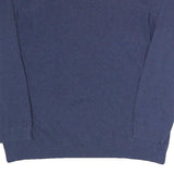 TOMMY HILFIGER Womens Blue Polar Bear Patterned Cotton Blend Jumper Crew Neck XL