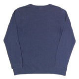 TOMMY HILFIGER Womens Blue Polar Bear Patterned Cotton Blend Jumper Crew Neck XL