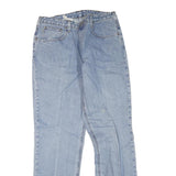 CARHARTT Womens Jeans Light Blue Regular Straight Denim W32 L33 Workwear Style