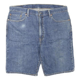 LEVI'S Mens Denim Blue Casual Shorts XL W40 Classic Cotton Blend Relaxed Fit