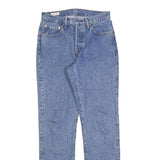 LEVI'S 501 Womens Jeans Blue Regular Straight Denim Medium W29 L32 Classic Fit